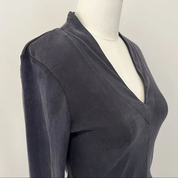 NWT Lucky Brand Long Sleeve Ribbed V Neck Bodysuit - Picture 8 of 15